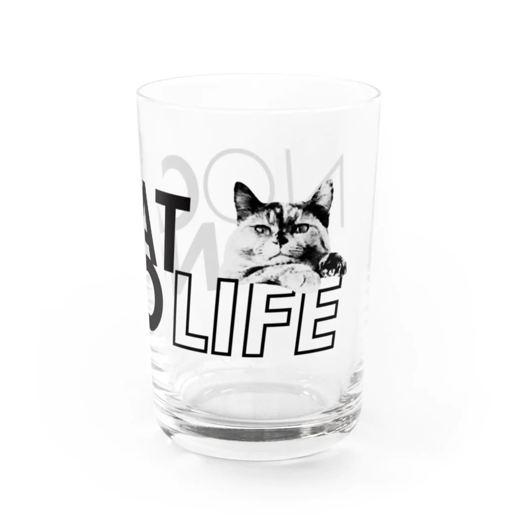 ECOGRAPHIX STOREのNO CAT, NO LIFE（Glass） Water Glass :right