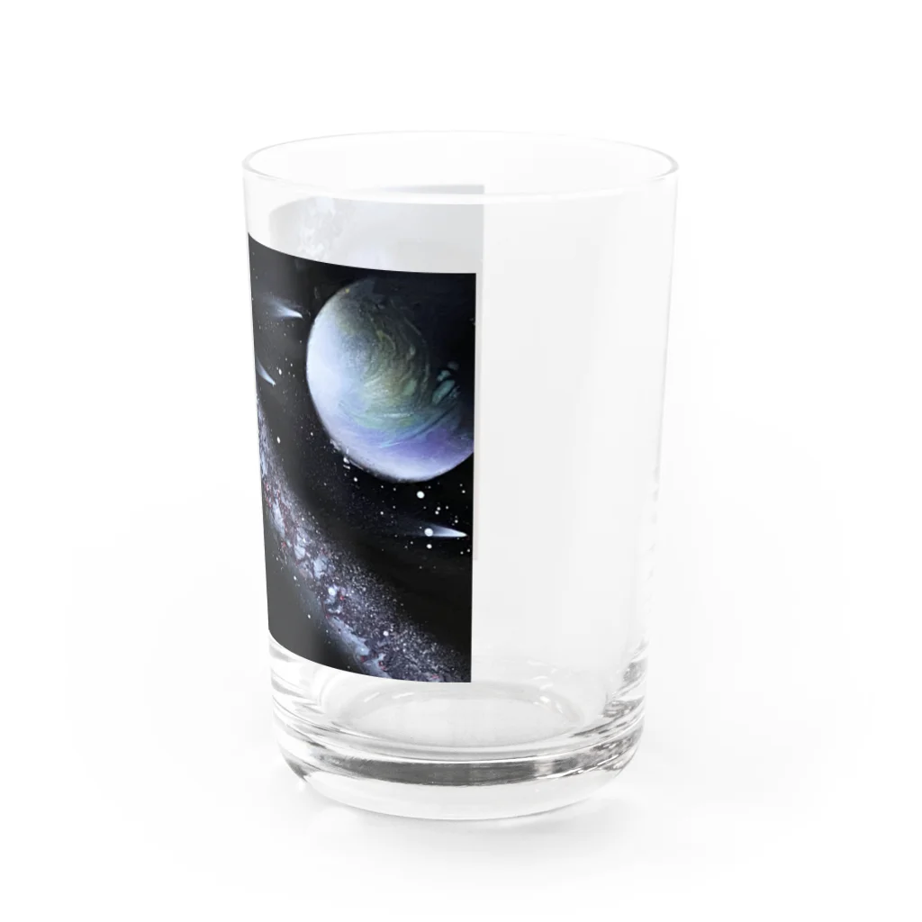 Yessy&Tomo Tienda de artistasの七夕の銀河 Water Glass :right