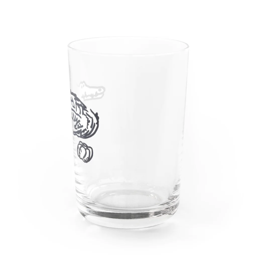 NANO_CARDSのワニとかぼちゃ Water Glass :right