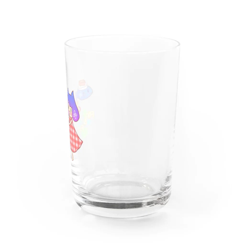 ウメシロップ＊のりんとおさかなさん・パンケーキの日 Water Glass :right