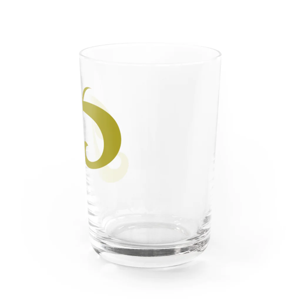 保護猫支援ショップ・パール女将のお宿のイニシャルP Water Glass :right