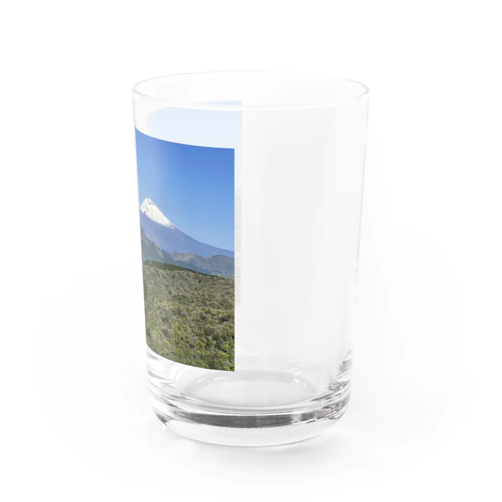 松の富士山 富士スピードウェイ Water Glass :right