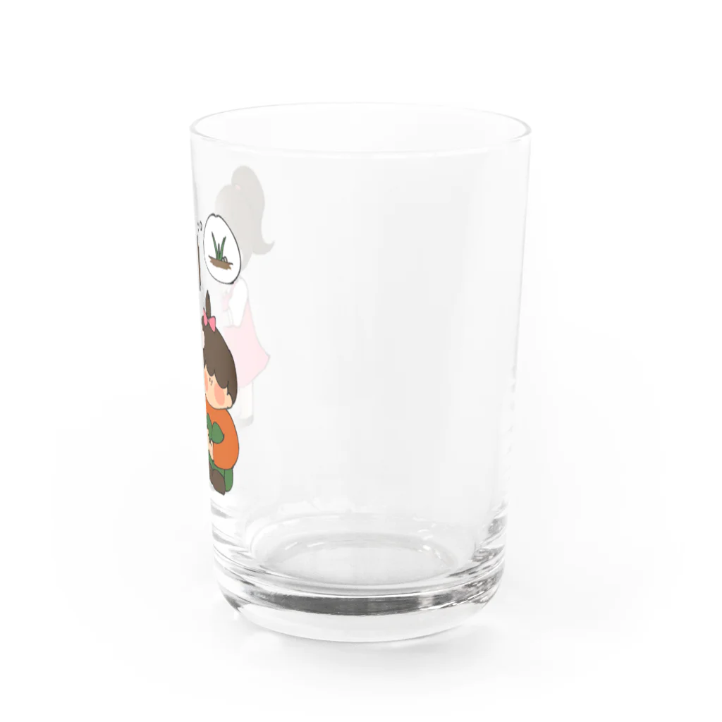 ごぼうのD.D.くんとモコちゃん(あそばれ) Water Glass :right