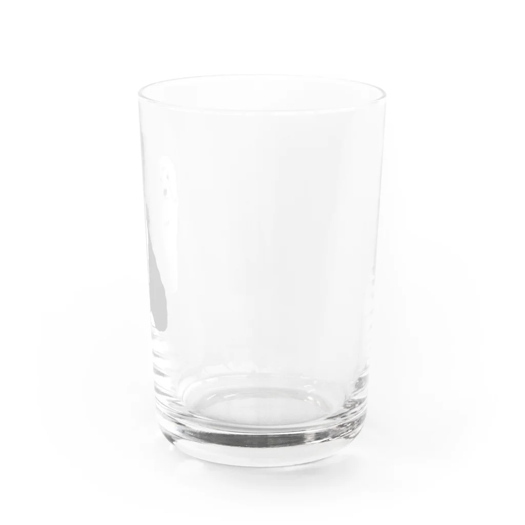 ゆいたっく／犬イラストのオールドイングリッシュシープドッグ Water Glass :right