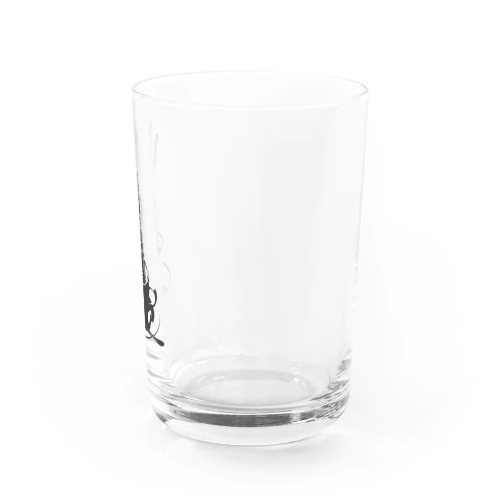 NOBODY754のCrocochinno (Black) Water Glass :right