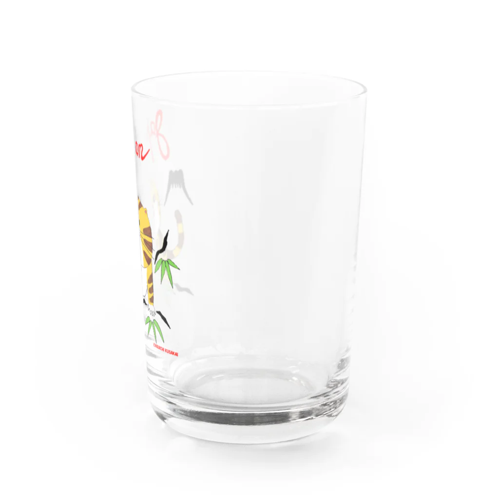 クサカイ商店のスカジャン風 どらちゃん  Water Glass :right