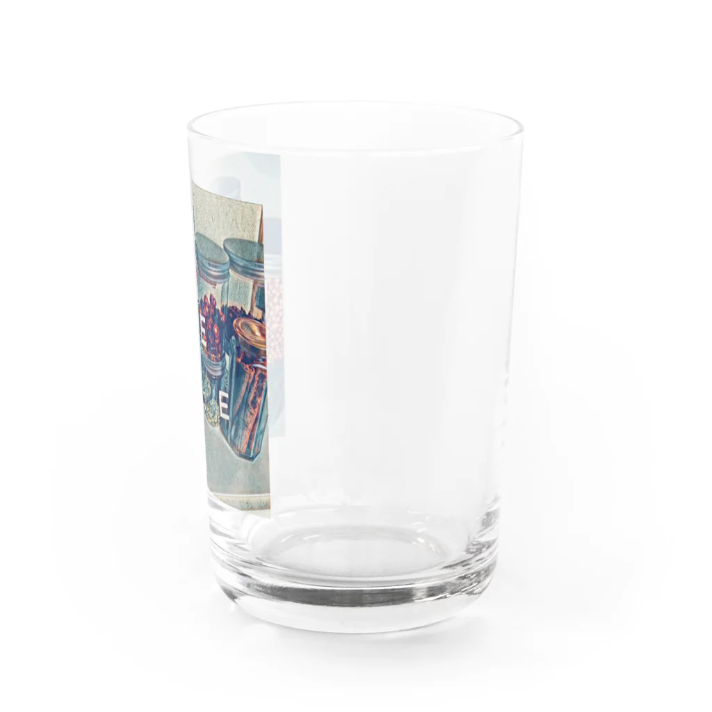 curry・spice・trainingのホールスパイス　whole spice Water Glass :right