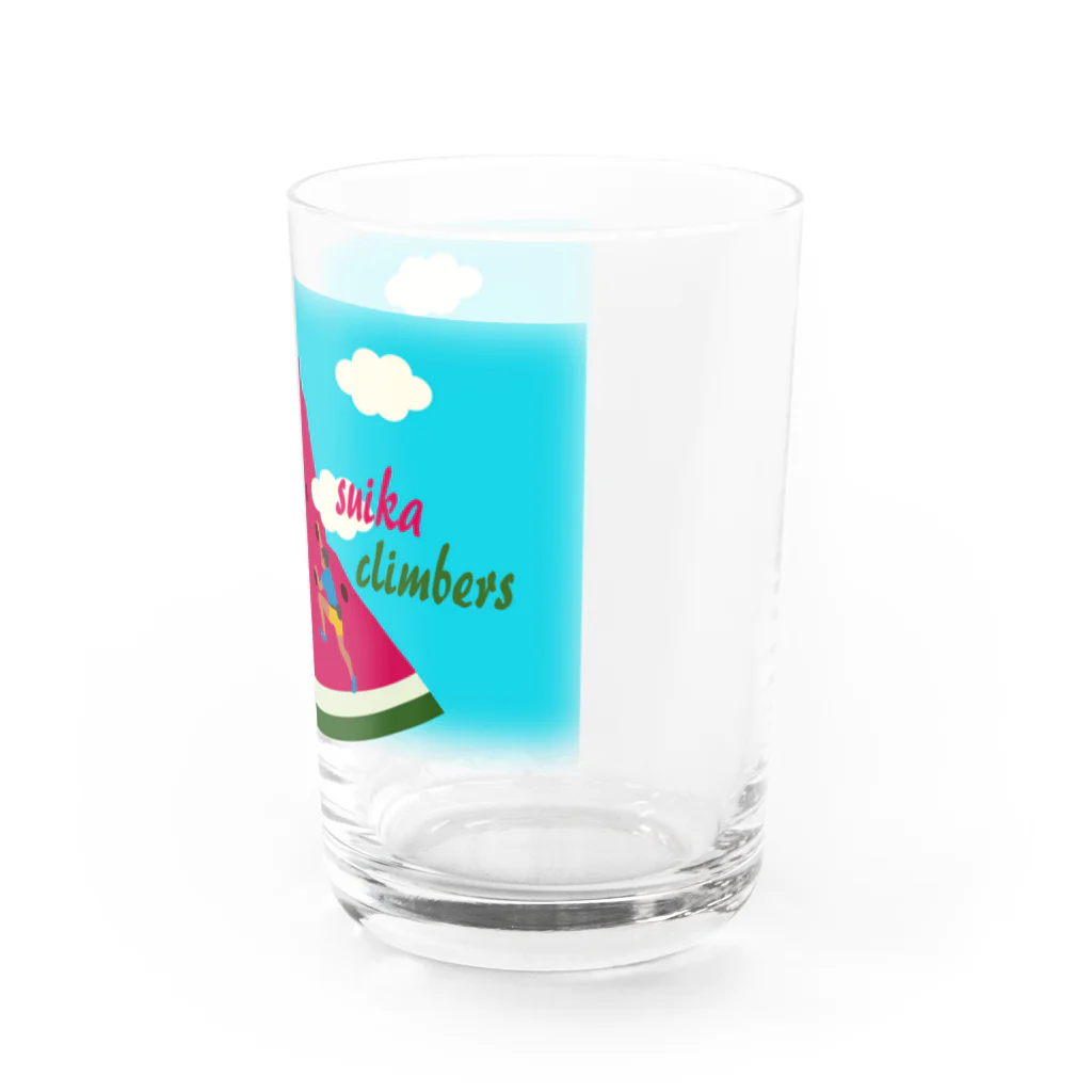 キッズモード某のスイカクライマーズ Water Glass :right