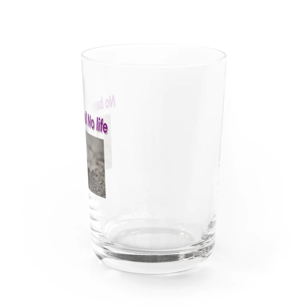 macaronマカロン🍯のNo baseball No life Water Glass :right