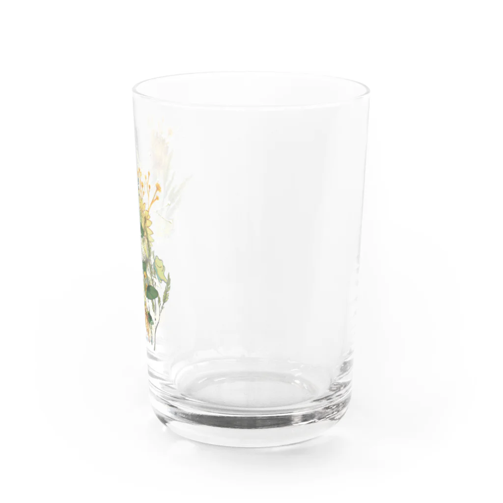 ケロ工場のハーバリウムケロ(イエロー) Water Glass :right