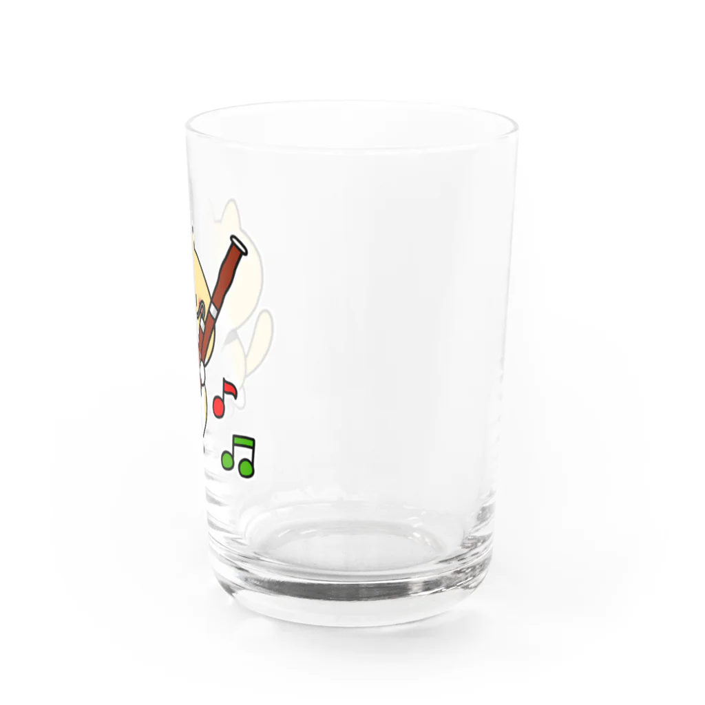  ふじねこ屋のファゴットねこ Water Glass :right