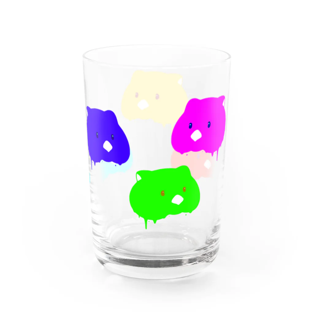 ほっぺぇた（頬平太）のしたたるウォンバット Water Glass :right