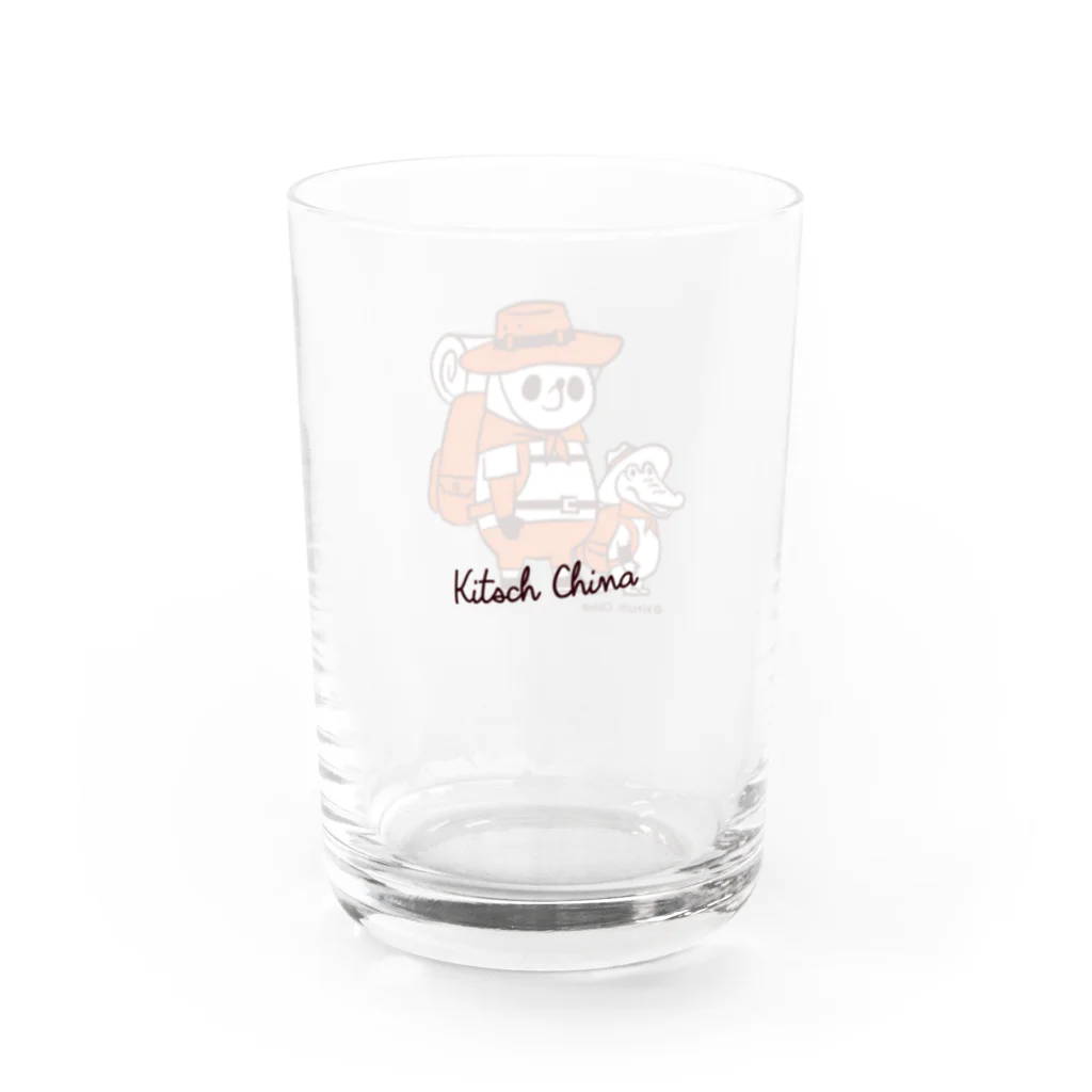 キッチュの山登りしよ！　パンダのおはなし Water Glass :right