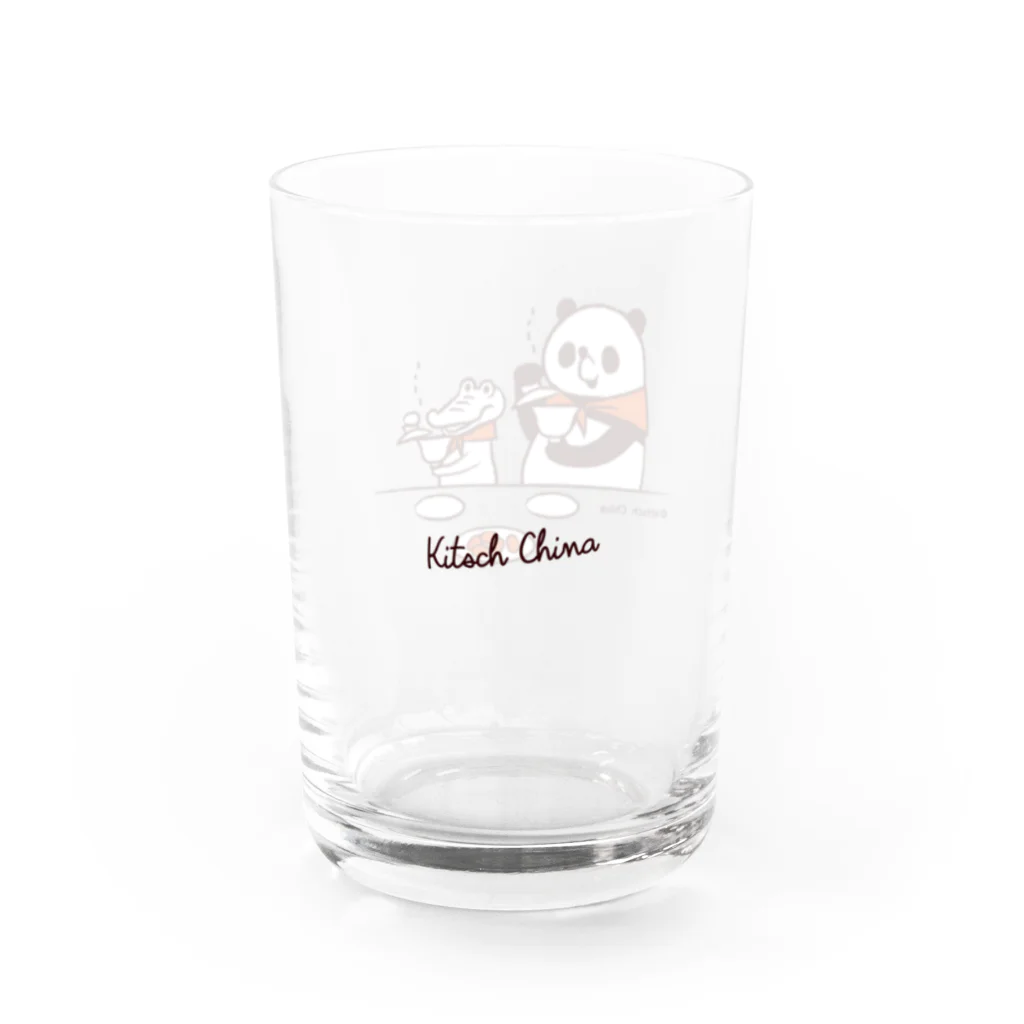 キッチュの中国茶タイム　パンダのおはなし Water Glass :right