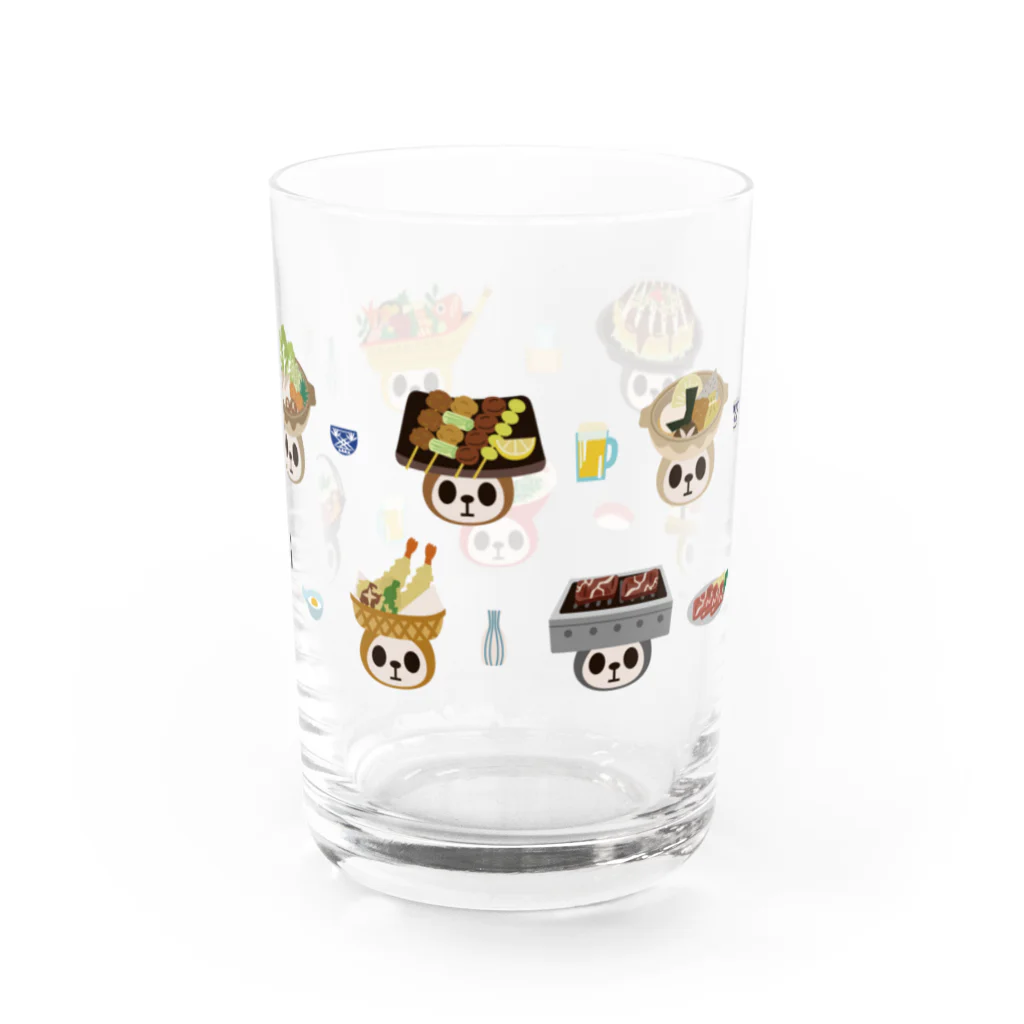 キッチュのカブリモノ日本料理パンダ Water Glass :right