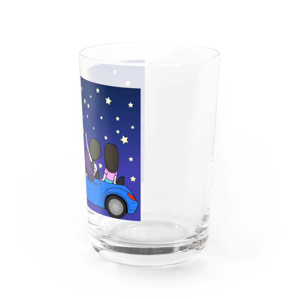 SAYU☆GOODSの星を数える３人 Water Glass :right