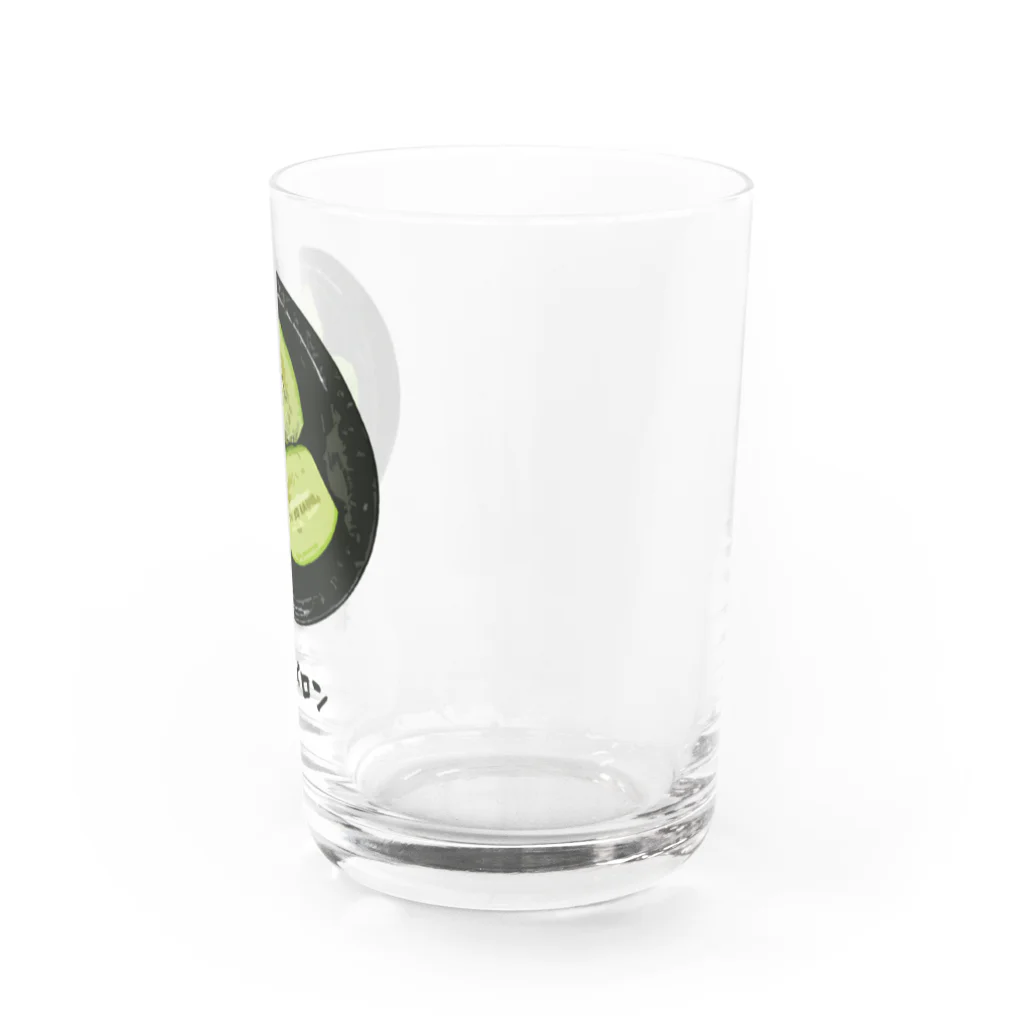 脂身通信Ｚの漬け物_摘果メロン Water Glass :right