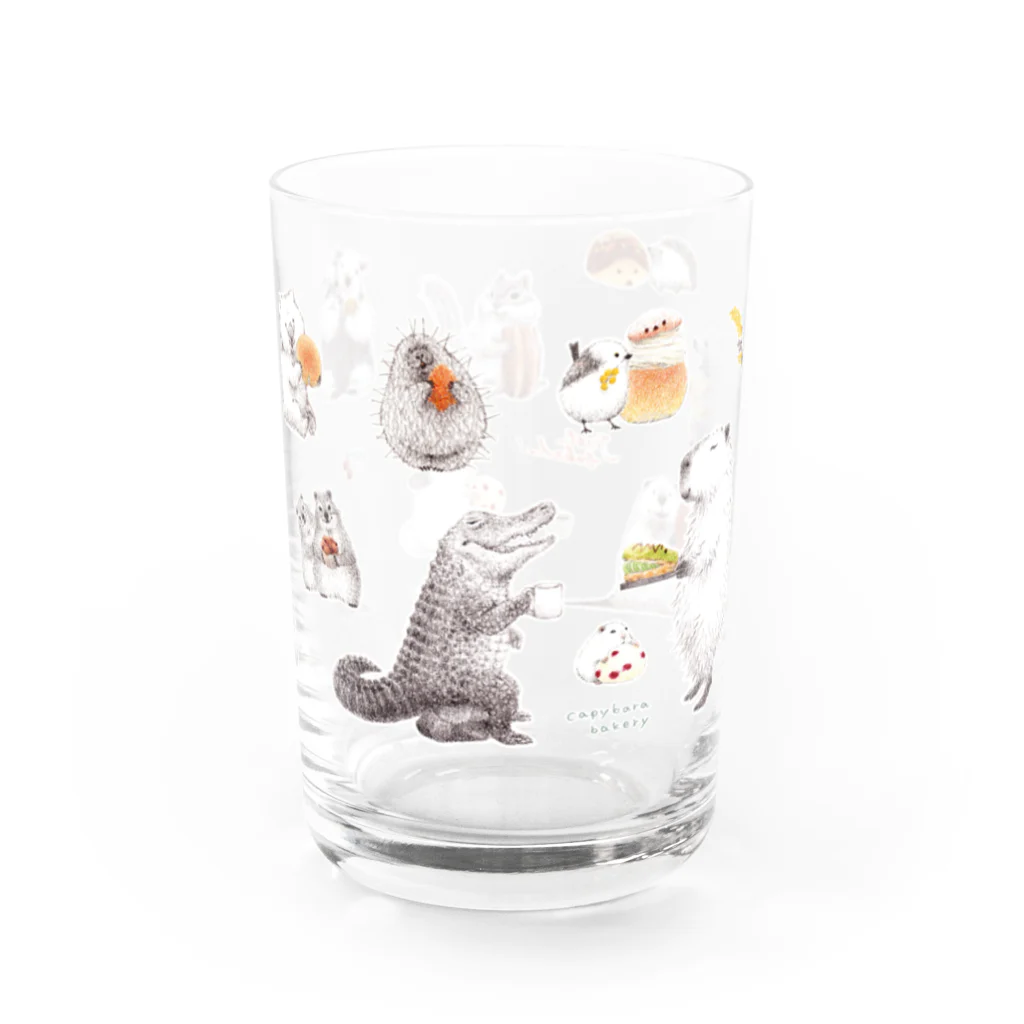 Tomomi Fujiiのずんぐり屋のカピバラべぇかりぃとずんぐり〜ず２ Water Glass :right