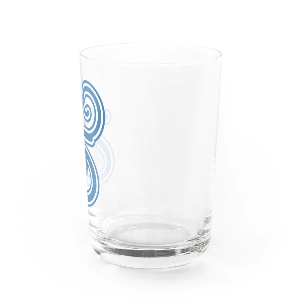 あほげー公式ショップsuzuri支店の【あほげー公式グッズ】フチありの「あ」 Water Glass :right