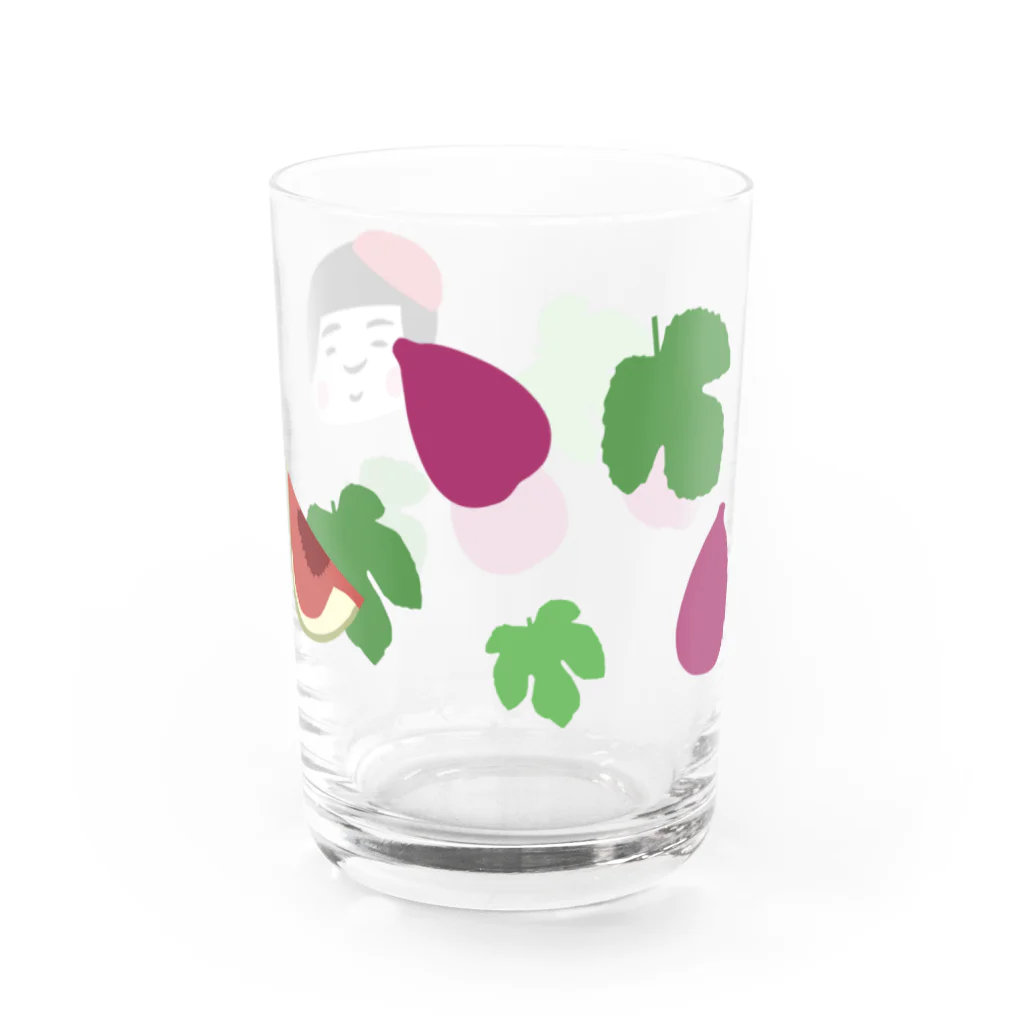 はりこま屋 雑貨部のイチジクと女の子 Water Glass :right