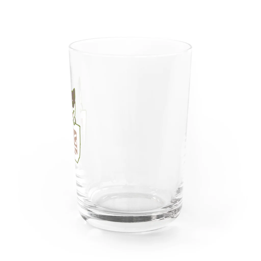 モコモコミュージアムの柴ポッケ Water Glass :right