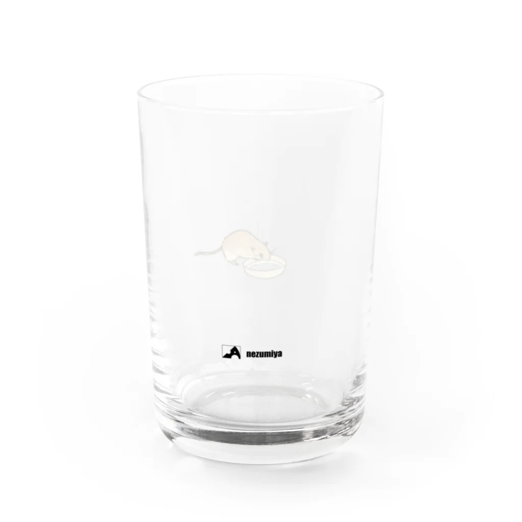 ネズミヤの水飲みスナネズミのグラス2 Water Glass :right