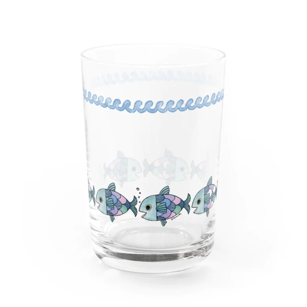 zoomieのうみの幸グラス －大魚－ Water Glass :right