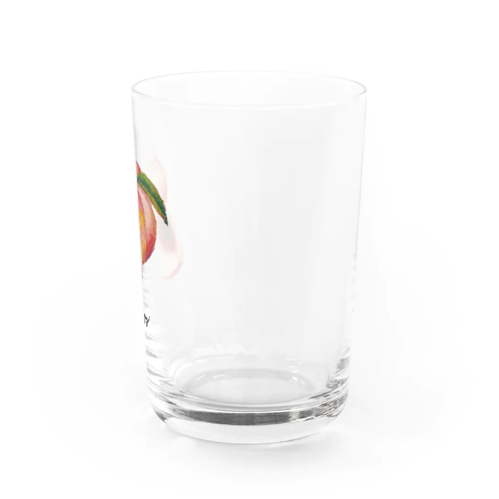popy originalのジューシーな桃 Water Glass :right