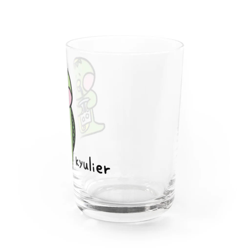 クーリエキャラクター（わ）のキューリエちゃん Water Glass :right