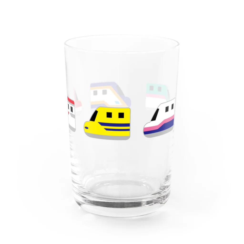 キラフルポップのコロンと新幹線 Water Glass :right