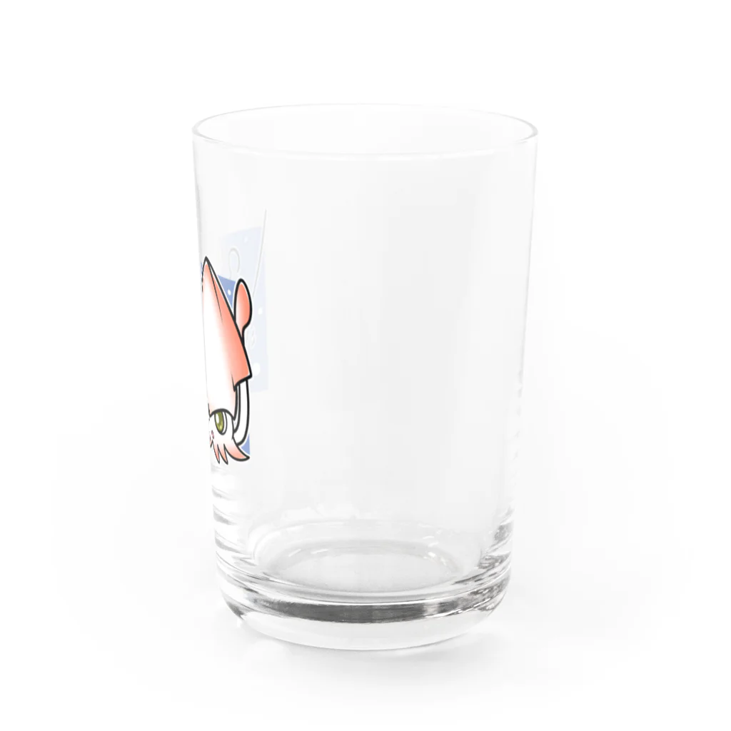 みらくるだっしゅ by HarikoChokanのエギ見るイカ Water Glass :right