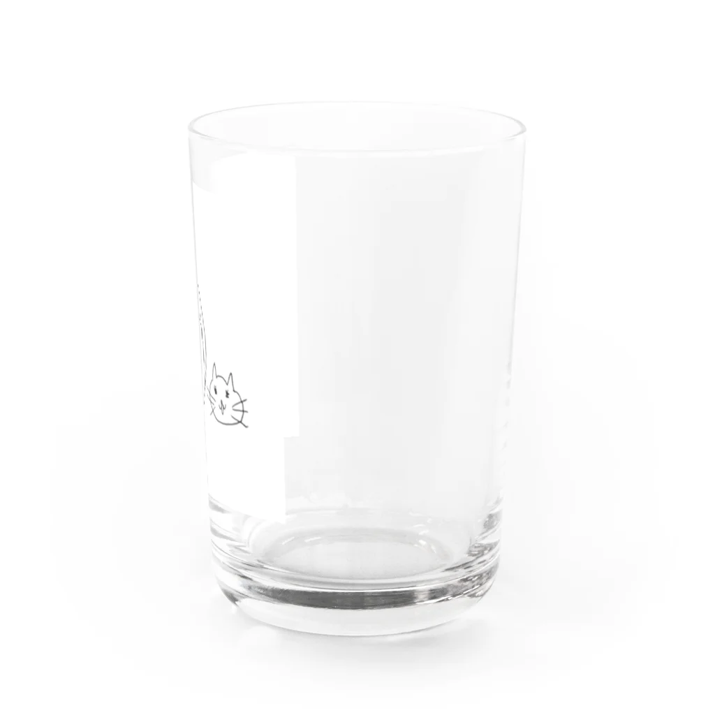 ＊モヤシ＊のモヤシとネコ Water Glass :right