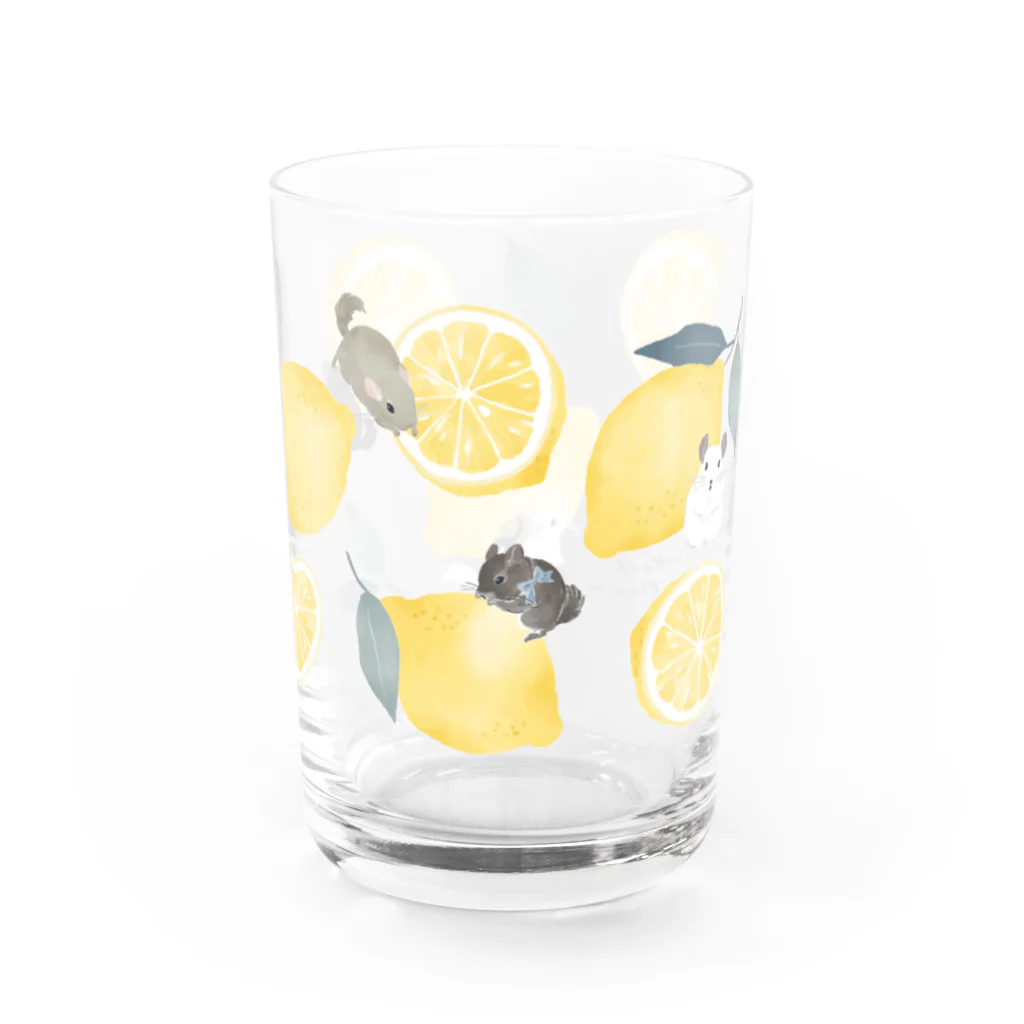 チンチラ雑貨MarkCrownのチンチラ Lemon Water Glass :right