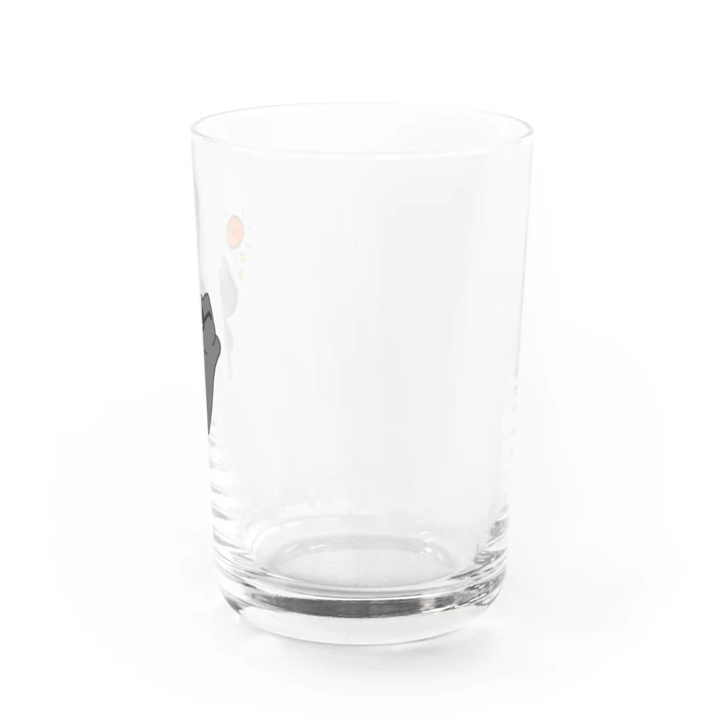 ennuのじゅるねこだって日焼けするもん Water Glass :right