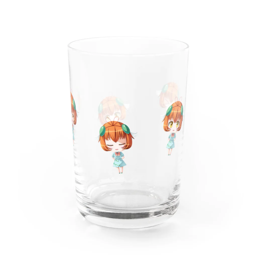 OHISAMAnoKUNIのミゾゴイちゃんグラス グラス右面