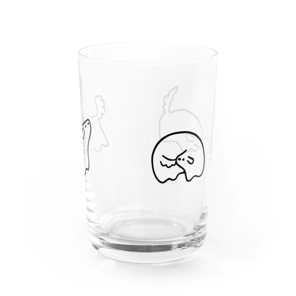 安眠ズSHOPのわんわん三兄弟 Water Glass :right