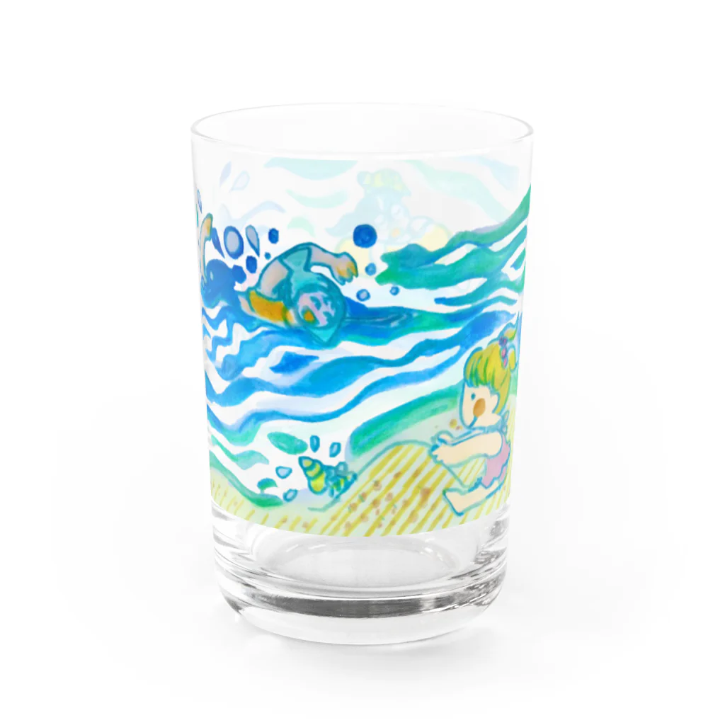 ててのお店の海DA! Water Glass :right