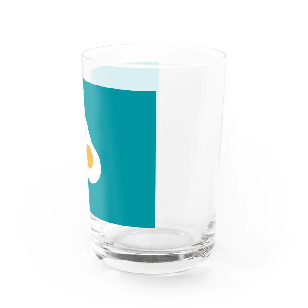 まるくのふたごめだまやき_背景色 Water Glass :right