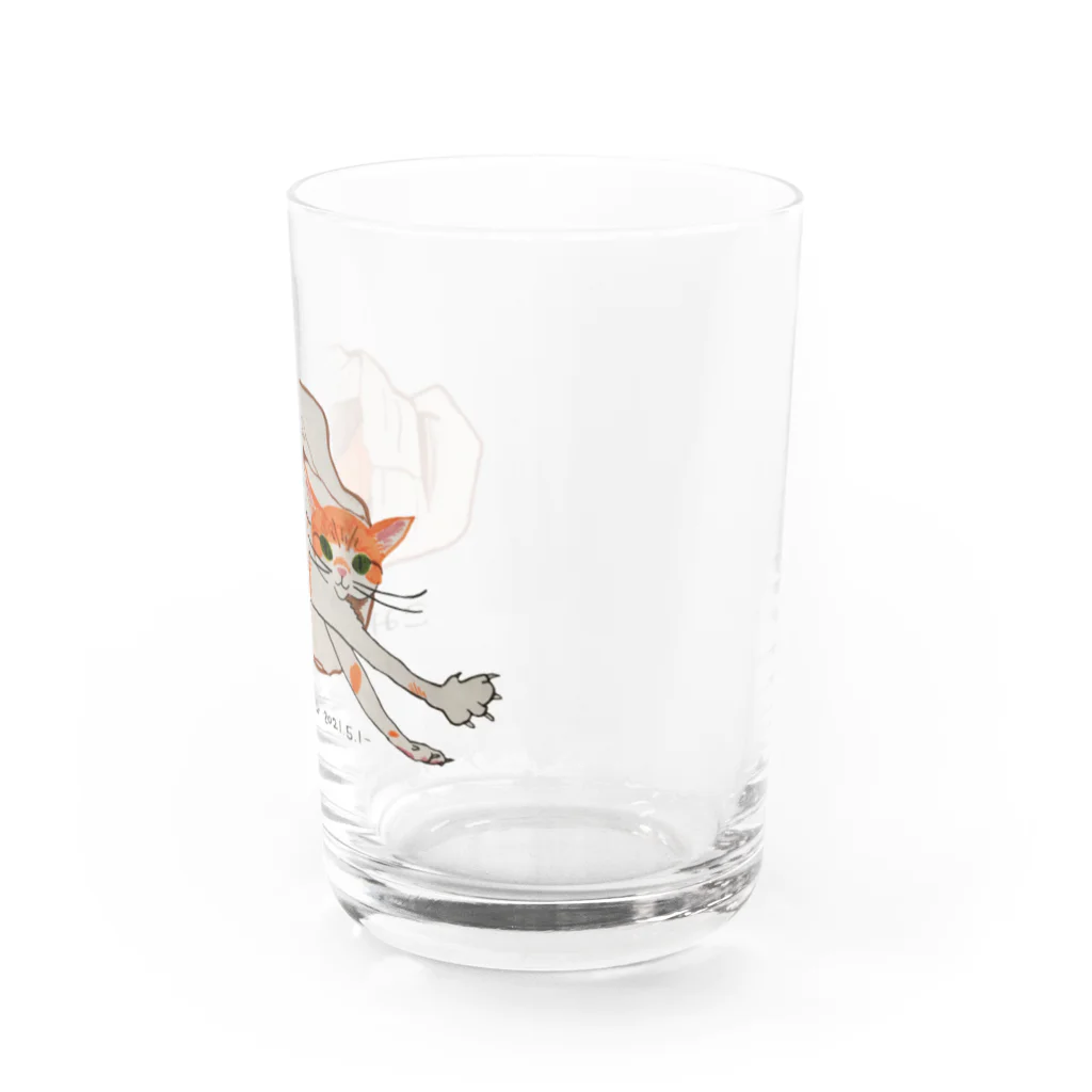 ねこグッズのこみちゃん生誕記念グッズ Water Glass :right