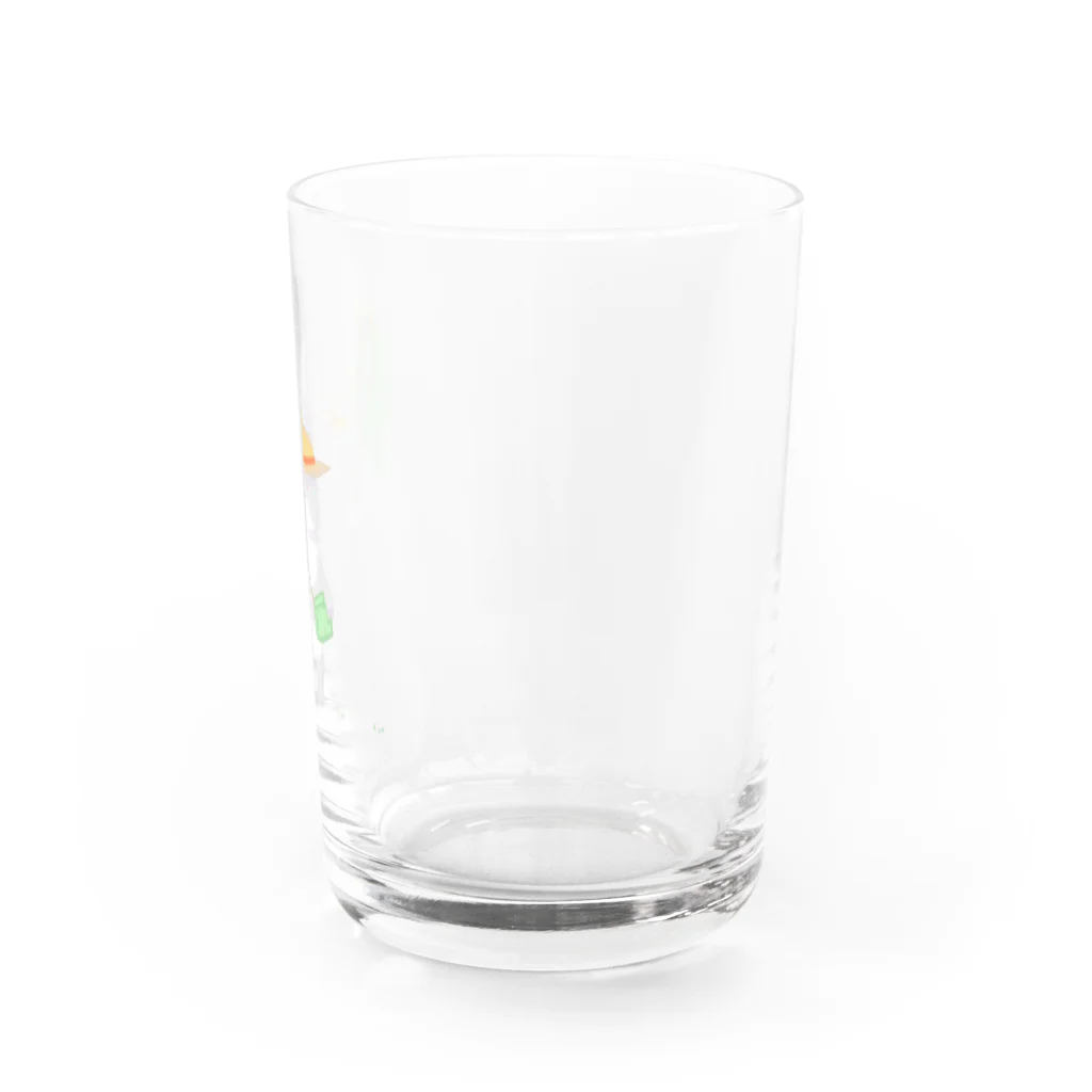 ZooSMallの全力で夏を楽しむウサギ Water Glass :right