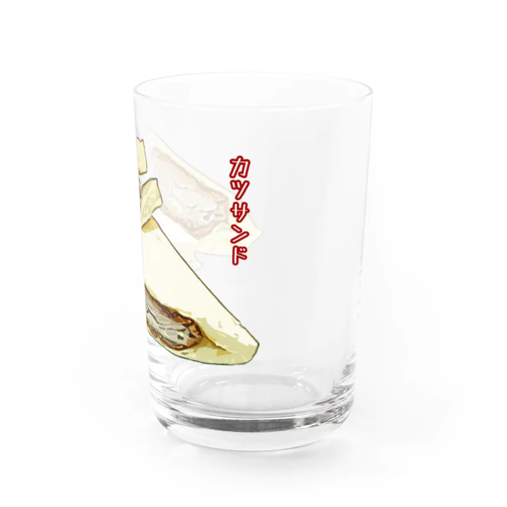 脂身通信Ｚのカツサンド Water Glass :right