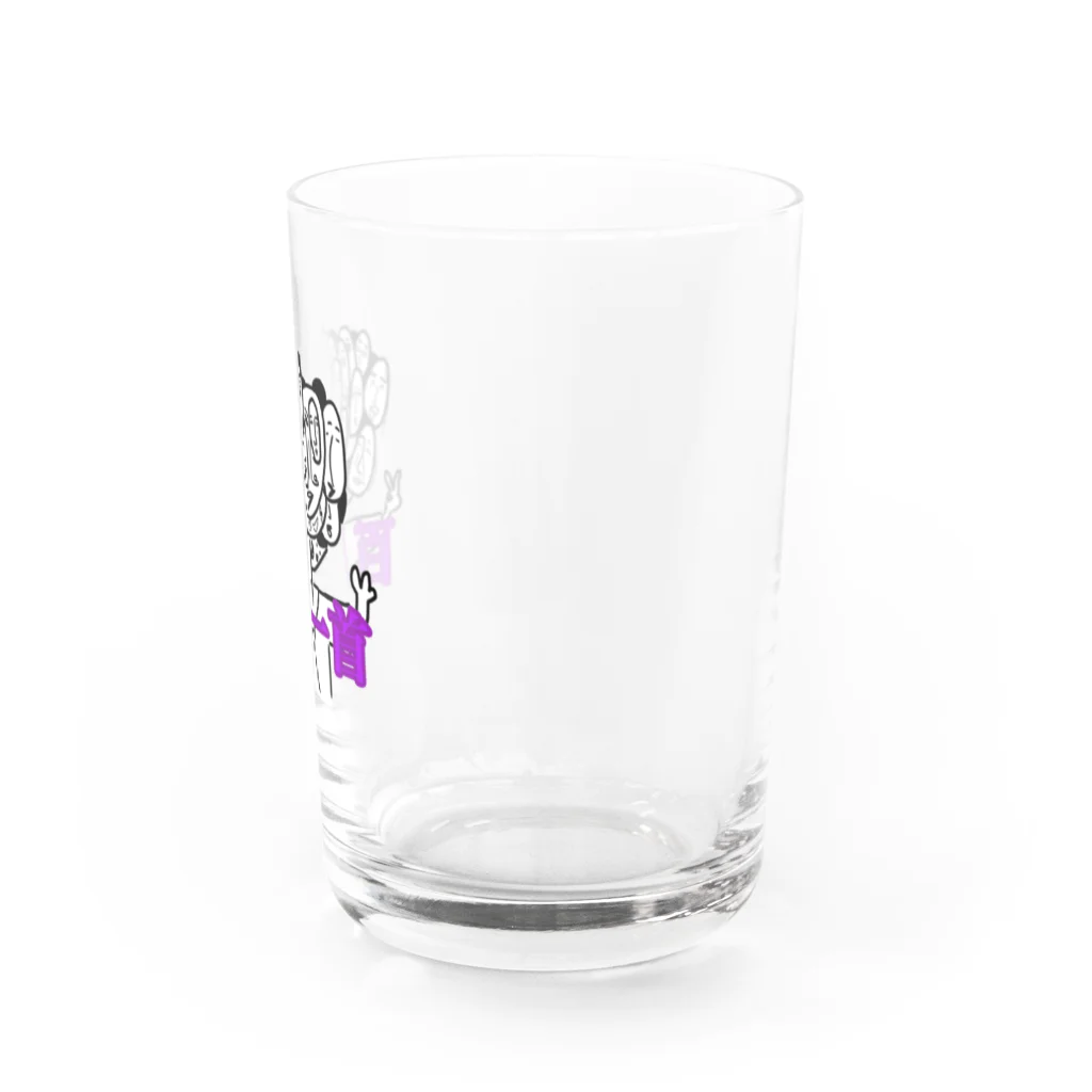 AMAKUSA_4_LOWの百人一首くん Water Glass :right