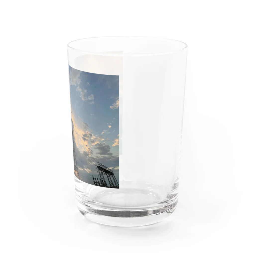 Aki’s design shopの(セール中)Sunset over the tower Water Glass :right