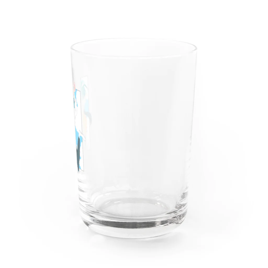 れん@れんれんれんたろすの青空へジャンプ！ Water Glass :right