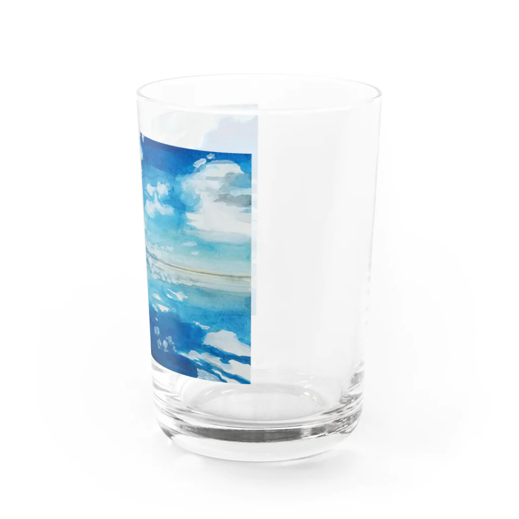 かおるの工房の青い Water Glass :right