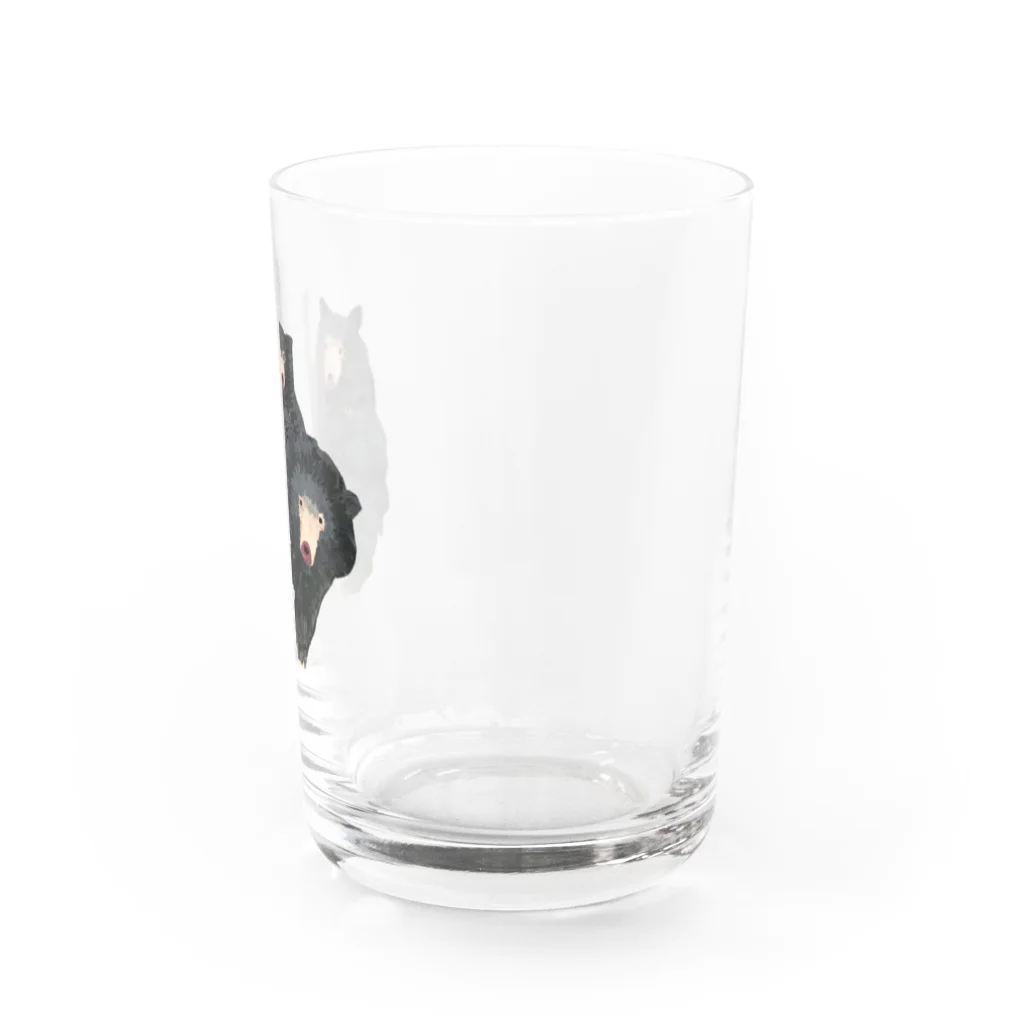 CAKES & ALE decodesignのナマケグマファミリー Water Glass :right