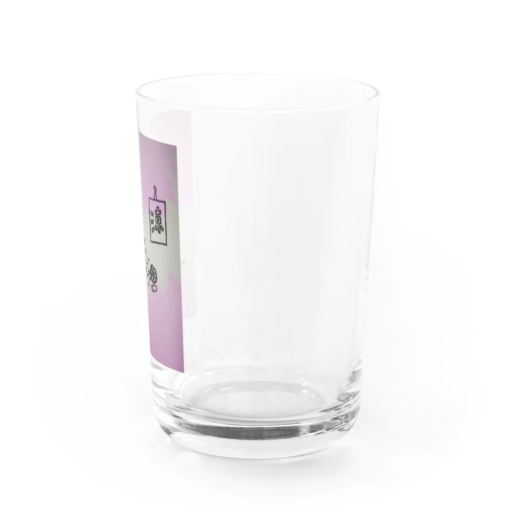 hanapinのかきごおりin猫。（PINK） Water Glass :right