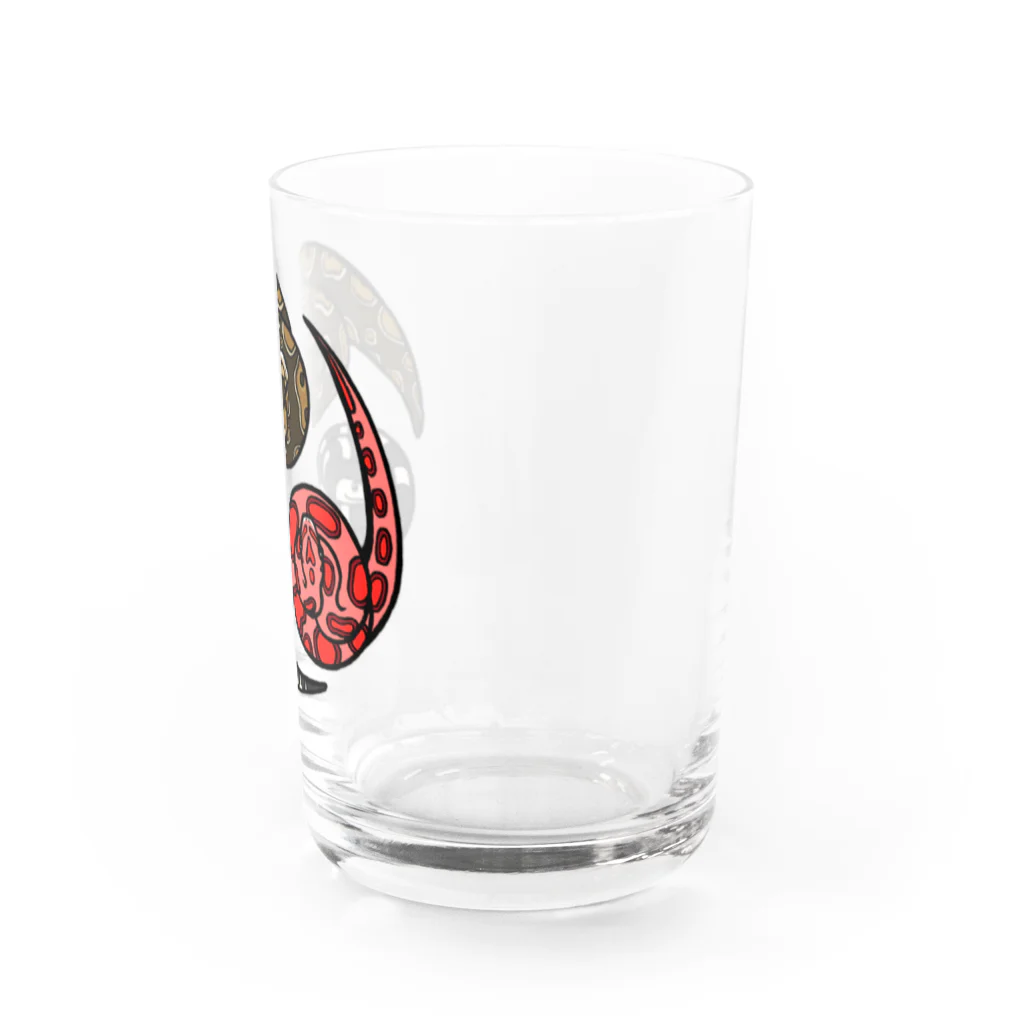 SumiReの三巴　蛇 Water Glass :right