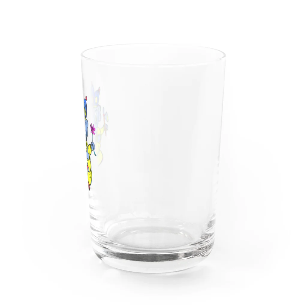 だるまキャットのガネーシャくん Water Glass :right