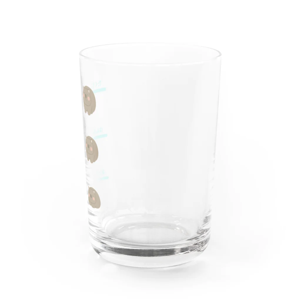 BooKeronの量を気にするむっちりウォンバット Water Glass :right